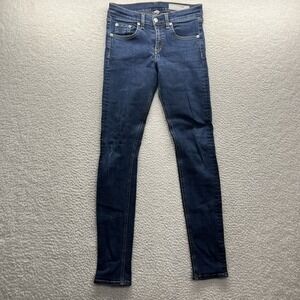 Rag & Bone Jeans Womens 26 Blue Denim High Rise Ankle Skinny Casual Business Fit